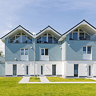 Widerstandsfähige Außenhaut im Scandi-Look 