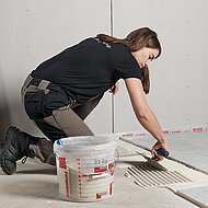 Sorglos-Mörtel für die Verlegung von Naturstein