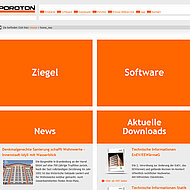 Relaunch von www.poroton.de
