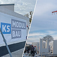 Modulbau mit Kalksandstein