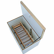 Luftdichte Bodentreppe dank Techniken aus dem Fensterbau