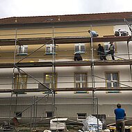 Energetische Sanierung mit Aerogel-Putzsystem