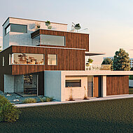 Mocopinus: Korrosionsfreie Fassaden im rostigen Used-Look