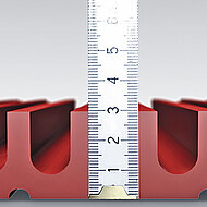 Neue Entwässerungsrinne als Gestaltungselement