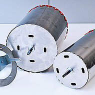 Rabied Biedron: Lochsägesystem für Dämmmaterialien