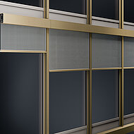 Ein Textilscreen, der um die Ecke denkt