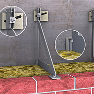 Befestigungssystem zur Vermeidung von Wärmebrücken