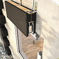 Wärmedämmsystem auch für einzigartige Fensterformen