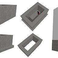 Wärmepumpe mit maßgefertigtem Sockel für nachhaltiges Heizen und Kühlen 