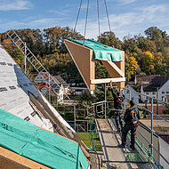Dachsanierung mit Dämmung und Gaubeneinbau