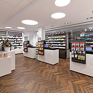 Mitwirkung an Apothekenumbau in Essen mit 