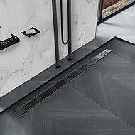 Designfreiheit bei bodengleichen Duschrinnen 