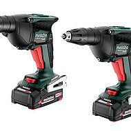 Metabo präsentiert zwei neue Akku-Trockenbauschrauber