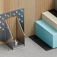 Verdeckt montiert,  perfekt fixiert