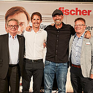 Jürgen Klopp feiert mit fischer 75-jähriges Jubiläum