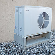 Eine solides Fundament für die Wärmepumpe