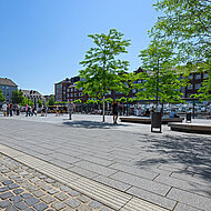 Zeitgemäßes Gestaltungspflaster für den Kaiserplatz