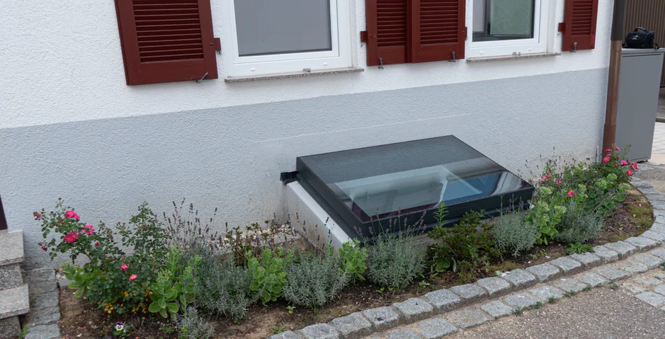 Natürliches Licht fürs Untergeschoss