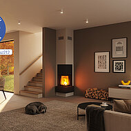 Ofensystem mit innovativer Verbrennungstechnologie