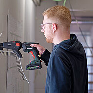 Kabellose Effizienz im Trockenbau