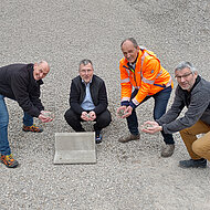 Öko-Betonwinkelstein mit 80 Prozent Sand vorgestellt