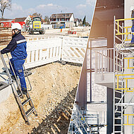 Von Gerüstlösungen bis zur Stufenleiter: Volle Sicherheit fürs Handwerk