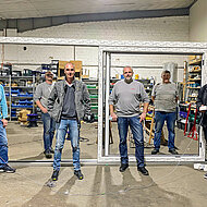 Gerdes: Hebeschiebetür reagiert auf Knopfdruck