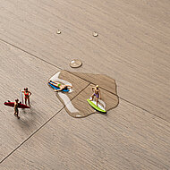 Välinge: Verbindungssystem mit wasserdichter Lippe