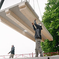 Leuchtturmprojekt für nachhaltiges Bauen