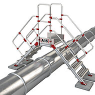 Sichere Überstiege für Dächer, Hallen und Maschinen