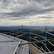 Seitenschutzsystem in 70 Meter Höhe