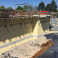 Patentierte Übergänge bei Frischbetonverbundfolien