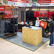 Pop-up-Stores in Bauhaus-Fachcentern