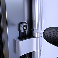 Athmer: Ausrichten, andrücken, anschrauben, fertig