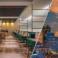 Frankfurter Messeturm erstrahlt nach Sanierung in neuem Glanz 