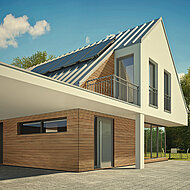 Mocopinus: Fassadenprofile mit dauerhaft schwarzem Kontrast