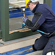 RvE: Holz-Hebeschiebetür in Widerstandsklasse RC4 mit FB4