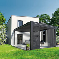 Neue Schiebeläden für Lamellendächer