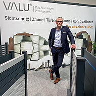 Systembaukasten aus Aluminium-Elementen kommt bei der BAU gut an 