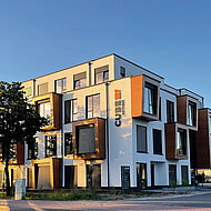 »CubeConnect«: Ein Modulhaus aus Holz als Blickfang 