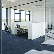 Toucan-T Carpet: Durch und durch nachhaltig - Teppichfliesen für den »Grünen Punkt«