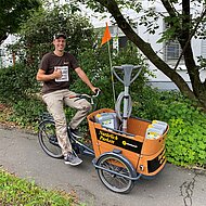 PALLMANN: Das E-Cargo-Bike für Parkettleger