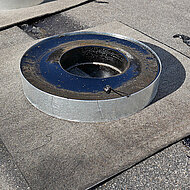 Ein Stahlring, der wasserdicht hält