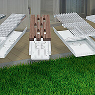 BIRCO: Bambus-Variante für die Entwässerung