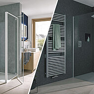 Durchdachtes Dusch-Design für knifflige Bäder