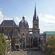 Kirchenblei am Aachener Dom