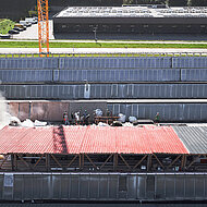 Büromöbelhersteller Bene möbelt Sheddach auf