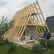 Wochenendhaus: Neuanfang mit Klick-Dach