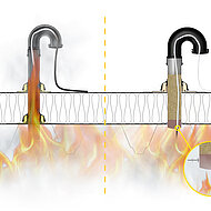 SITA Bauelemente: Aufquellender Stopfen als Brandschutzposten