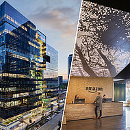 Gläserner Look für Amazons städtisches Baumhaus mitten in Seattle